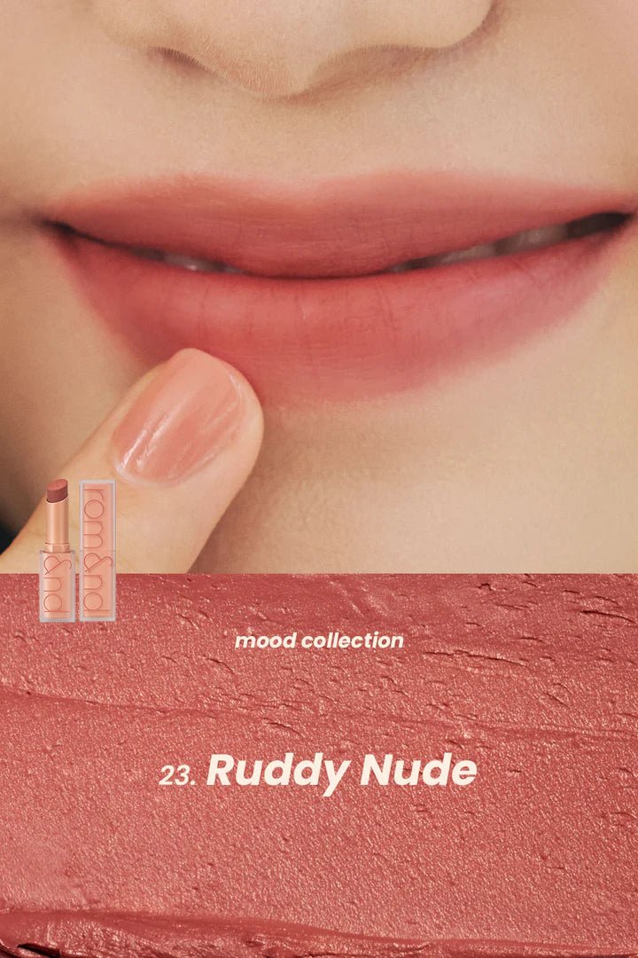 Rom&nd [Renew] ZERO Matte Lipstick – Long - Lasting, Comfortable Matte Lip Color for Bold, Defined Lips - Korean Beauty KR