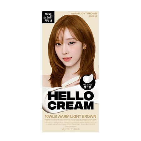 Mise En Scene Hello Cream Personal Hair Color – Easy - to - Use Hair Dye for Vibrant, Long - Lasting Color - Korean Beauty KR