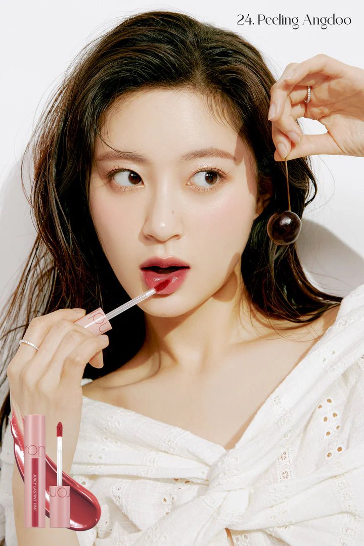 Rom&nd Juicy Lasting Tint – Hydrating & Long - Lasting Lip Tint for Luscious, Vibrant Lips - Korean Beauty KR