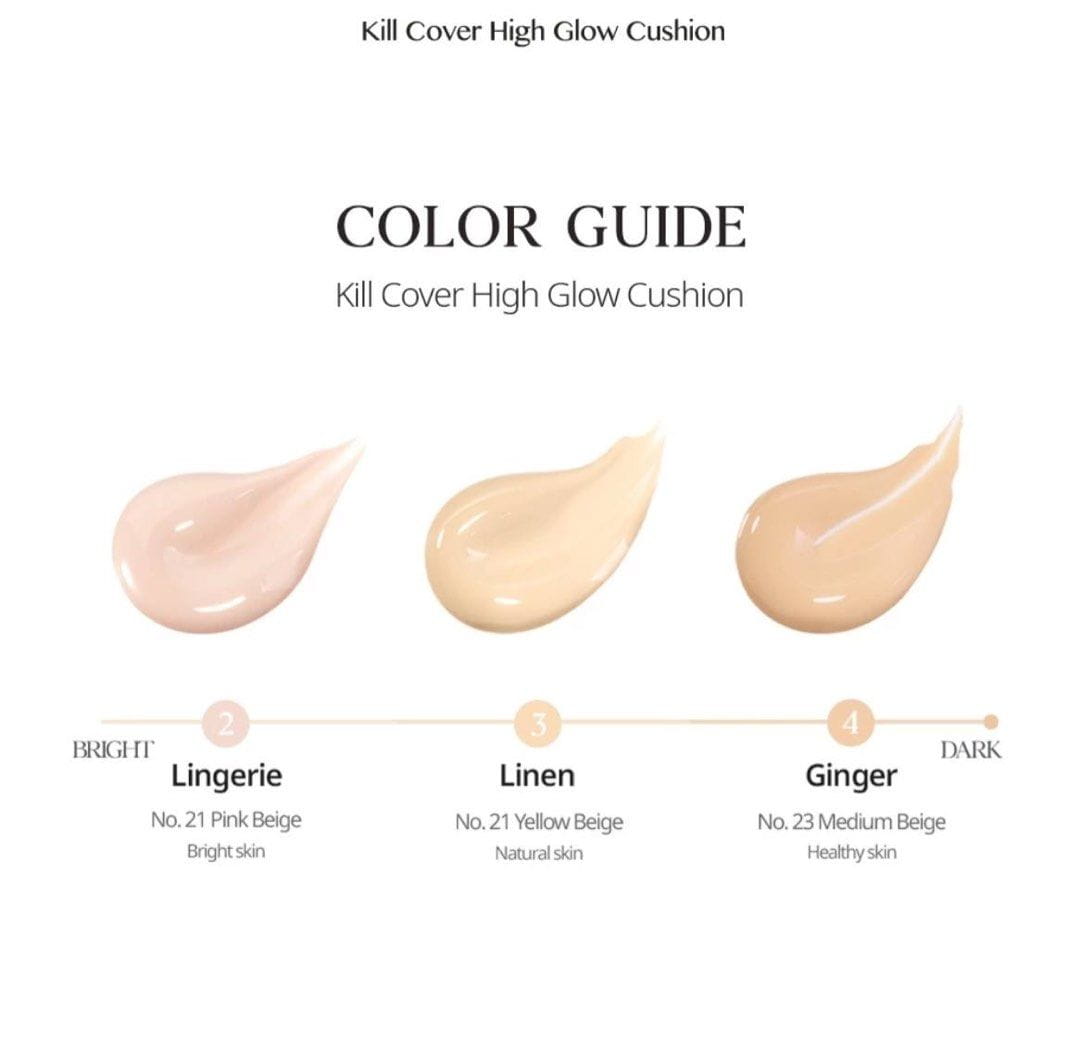 Clio Kill Cover High Glow Foundation 38g – Full Coverage & Radiant Finish for All - Day Glow - Korean Beauty KR
