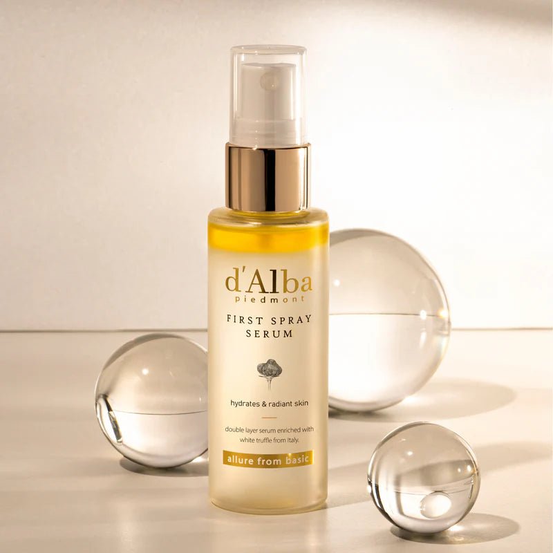d'Alba White Truffle First Aromatic Spray Serum – Hydrating & Refreshing Serum for Glowing, Soft Skin - Korean Beauty KR