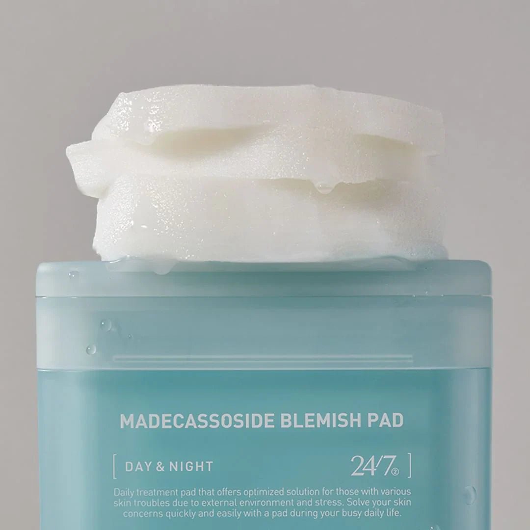 Mediheal Madecassoside Blemish Pad 100pcs – Acne - Fighting & Soothing Pads for Clear, Calm Skin - Korean Beauty KR