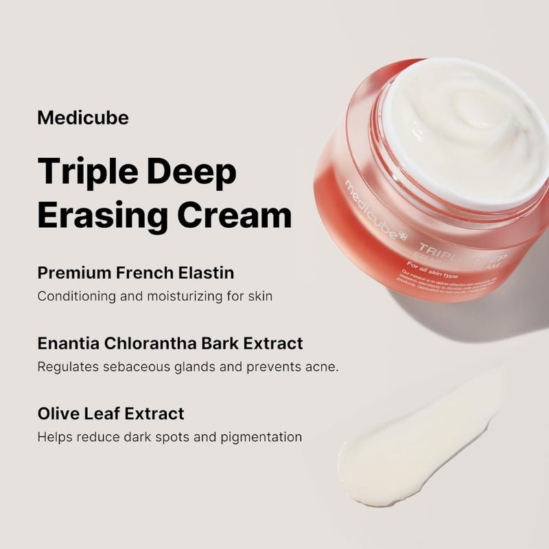 Medicube Triple Collagen Cream 4.0 50ml – Firming & Anti - Aging Moisturizer for Youthful, Radiant Skin - Korean Beauty KR