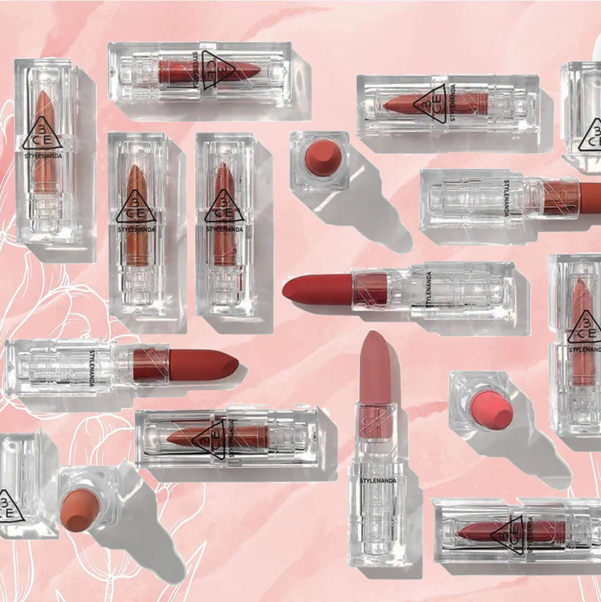 3CE Soft Matte Lipstick – Long - Lasting, Comfortable Matte Lipstick for Bold, Smooth Lips - Korean Beauty KR