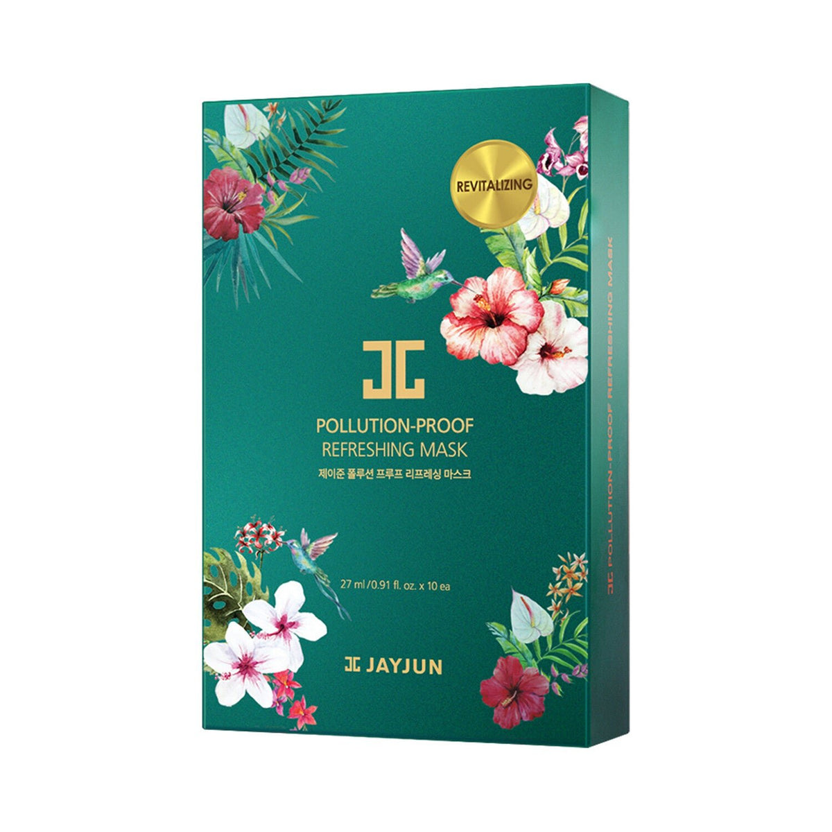 Jayjun Pollution - Proof Refreshing Mask 1 Sheet – Detoxifying & Hydrating Mask for Clean, Revitalized Skin - Korean Beauty KR