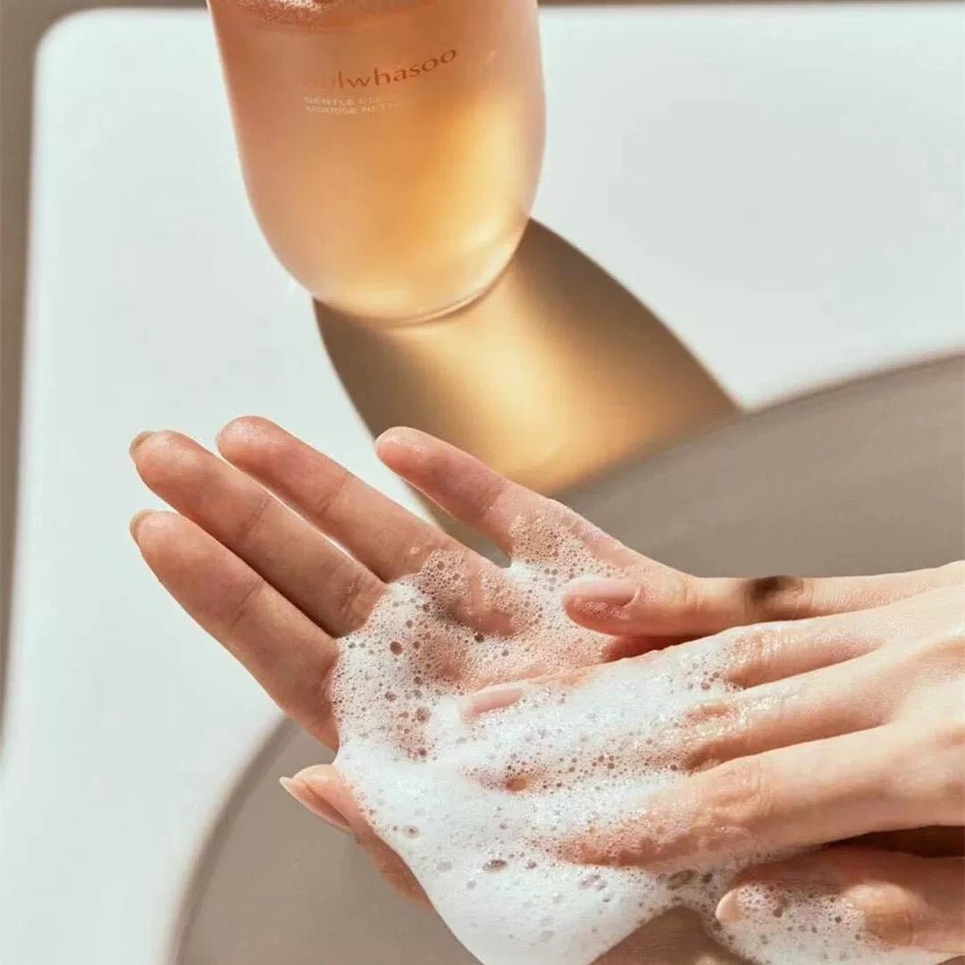 Sulwhasoo Gentle Cleansing Foam Duo Set – Mild & Hydrating Cleansing Foam for Soft, Clean Skin - Korean Beauty KR