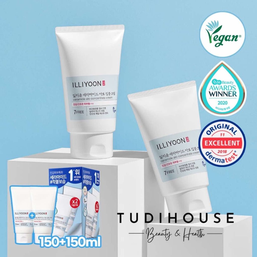 Illiyoon Ceramide Ato Concentrate Cream 150ml+150ml - Korean Beauty KR
