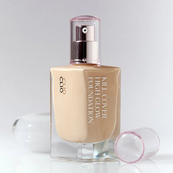 Clio Kill Cover High Glow Foundation 38g – Full Coverage & Radiant Finish for All - Day Glow - Korean Beauty KR