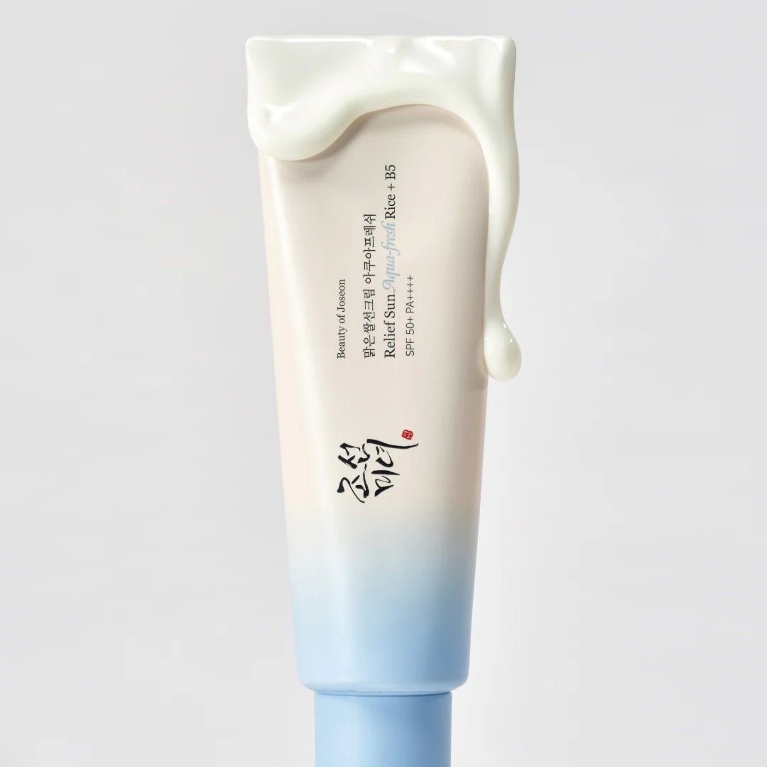 Beauty of Joseon Relief Sun Aqua - fresh Rice+B5 SPF50+ PA++++ – Lightweight Sunscreen for Hydration & Skin Protection - Korean Beauty KR