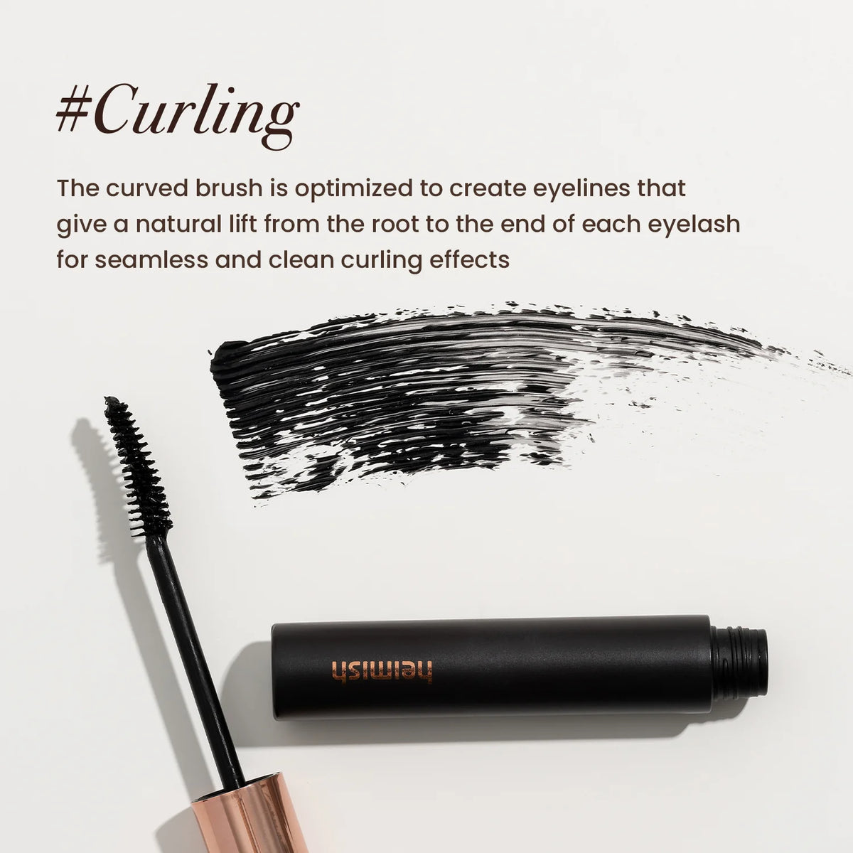 Heimish Dailism Smudge Stop Mascara Black Volume – Volumizing & Smudge - Proof Mascara for Bold, Defined Lashes - Korean Beauty KR
