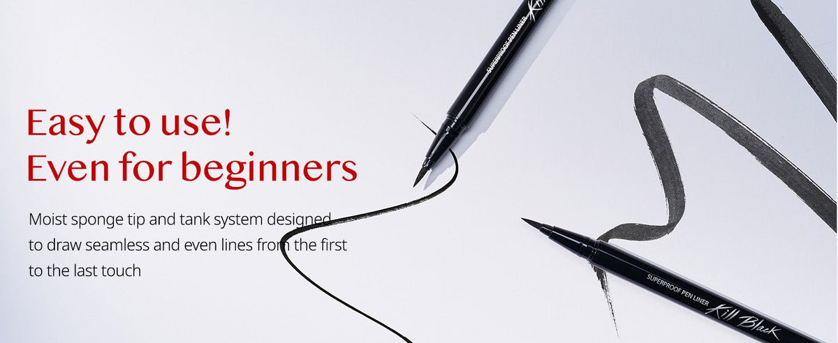 CLIO Superproof Pen Liner – Waterproof & Long - Lasting Liquid Eyeliner for Precise, Defined Eyes - Korean Beauty KR