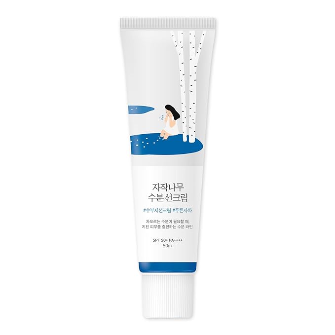 Round Lab Birch Juice Moisturizing Sun Cream 50ml – Hydrating Sunscreen with SPF50+ for Smooth, Protected Skin - Korean Beauty KR