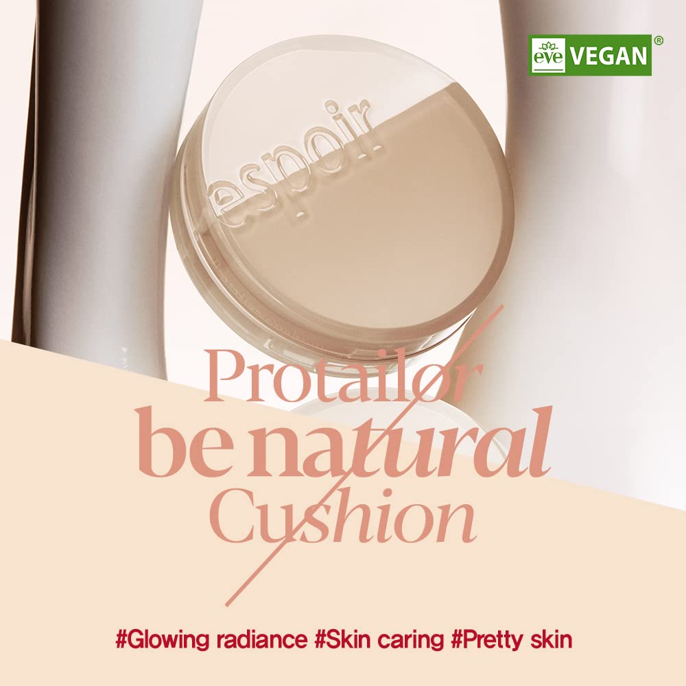 ES. Pro Tailor Be Natural Cushion – Lightweight Cushion Foundation for Flawless, Natural Coverage - Korean Beauty KR