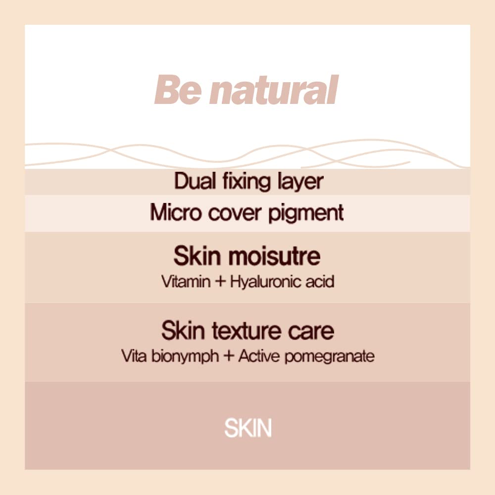 ES. Pro Tailor Be Natural Cushion – Lightweight Cushion Foundation for Flawless, Natural Coverage - Korean Beauty KR