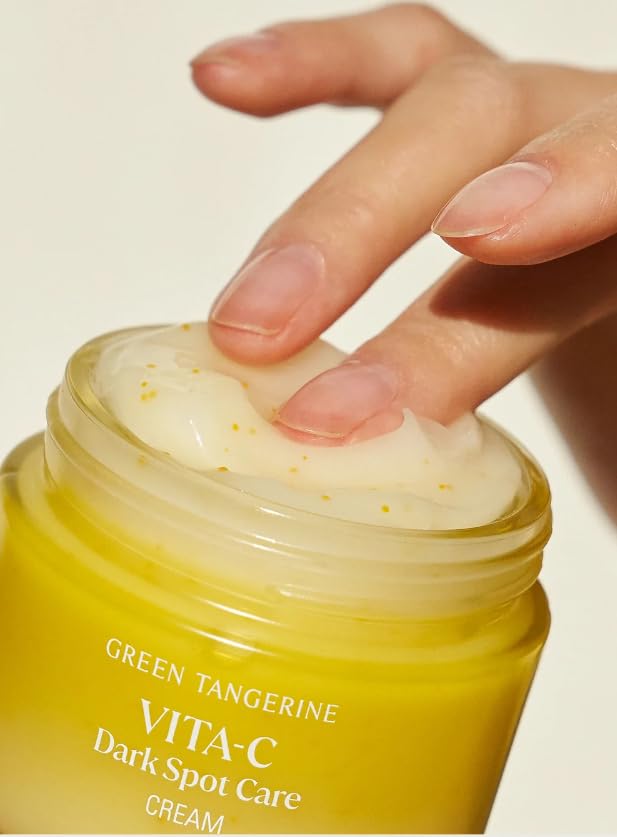GOODAL Green Tangerine Vitamin C Cream – Brightening & Revitalizing Cream for Glowing, Even Ski - Korean Beauty KR