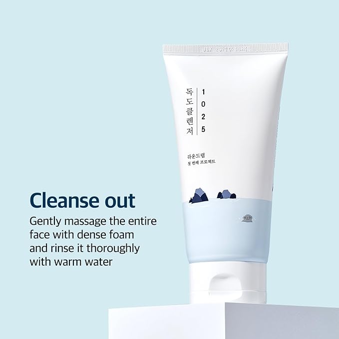 Round Lab 1025 Dokdo Cleanser 150ml – Gentle & Hydrating Cleanser for Smooth, Clear Skin - Korean Beauty KR