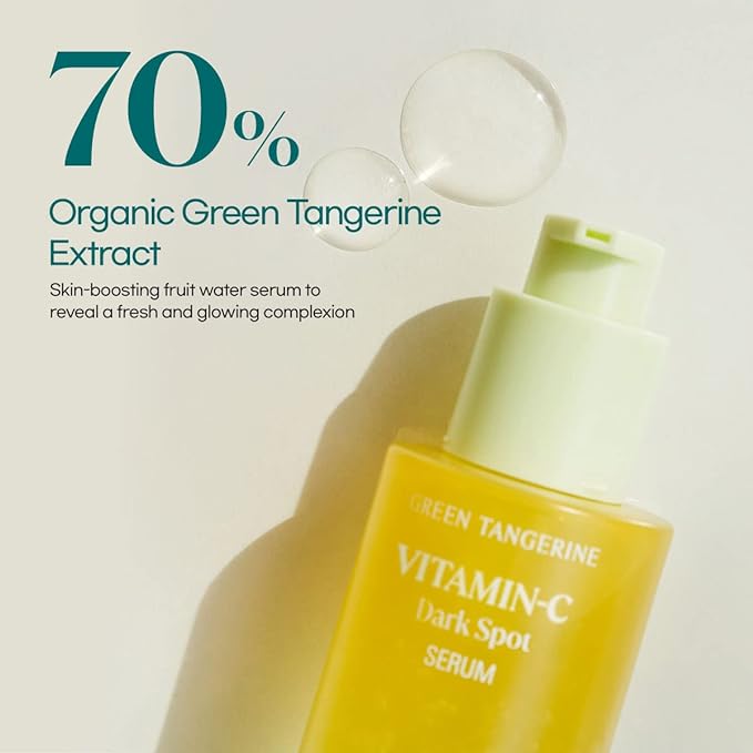 Goodal Green Tangerine Vita C Dark Spot Care Serum 40ml – Brightening & Targeted Treatment for Dark Spots and Uneven Skin Tone - Korean Beauty KR