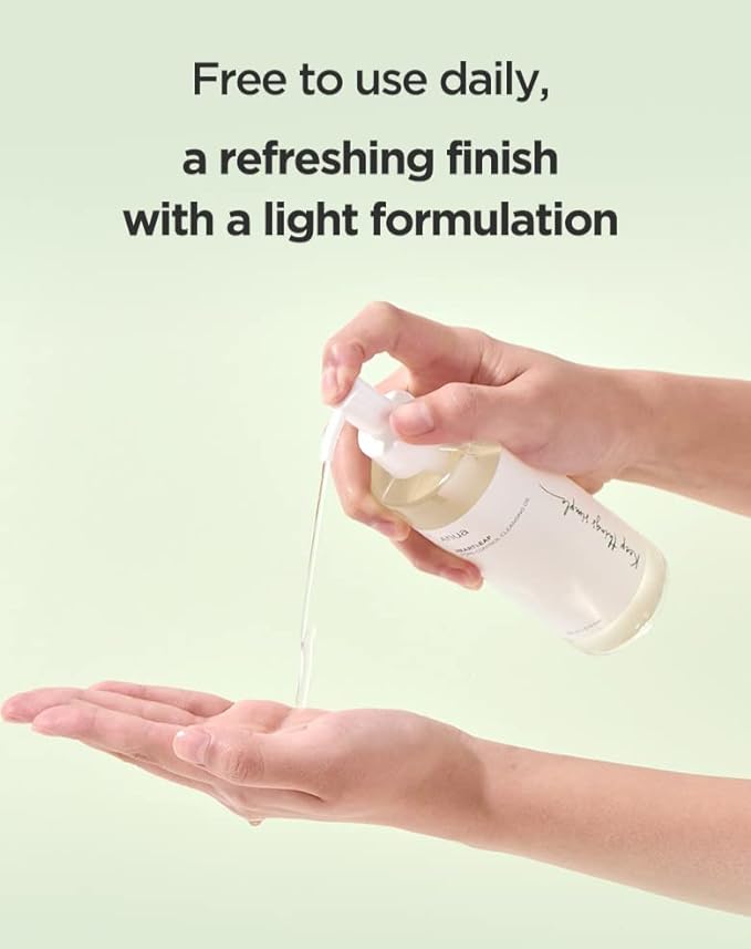 ANUA Heartleaf Pore Control Cleansing Oil 200ml – Deep Cleansing & Pore - Refining Oil for Clear, Balanced Skin - Korean Beauty KR