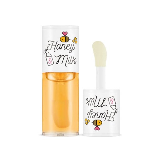 A'pieu Honey & Milk Lip Oil 5g – Nourishing & Hydrating Lip Oil for Soft, Smooth Lips - Korean Beauty KR