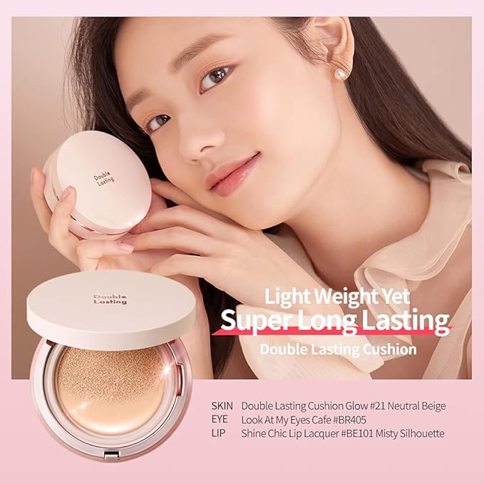 Etude House Double Lasting Cushion Glow SPF50+ PA+++ Color 