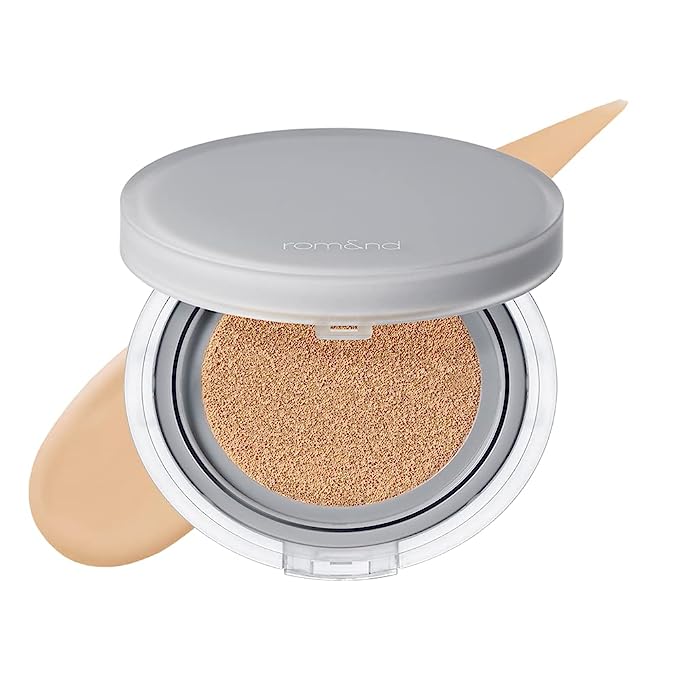 Rom&nd Nu Zero Cushion – Lightweight Cushion Foundation for Natural, Flawless Coverage - Korean Beauty KR