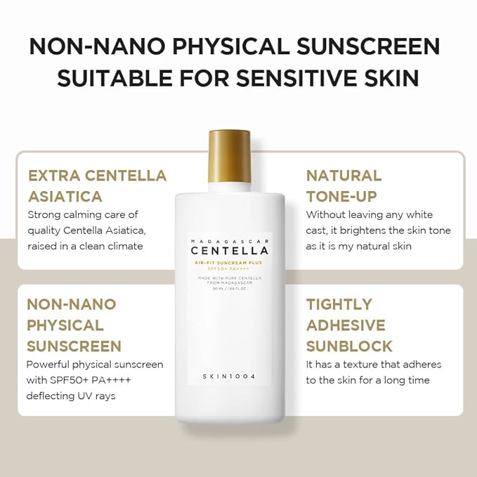 SKIN1004 Madagascar Centella Air - Fit Suncream Plus 50ml - Korean Beauty KR