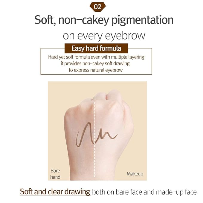 RiRe Diamond Eyebrow – Precision Brow Pencil for Defined, Natural - Looking Brows - Korean Beauty KR