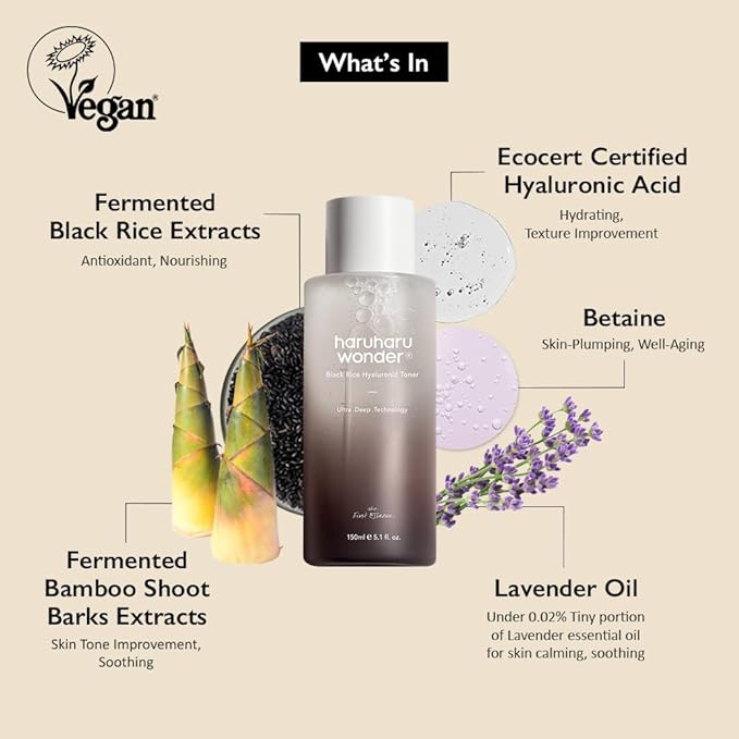 Haruharu Wonder Black Rice Hyaluronic Toner 150ml - Korean Beauty KR