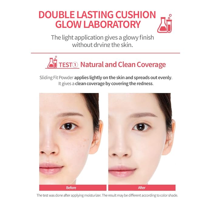 Etude House Double Lasting Cushion Glow SPF50+ PA+++ Color 