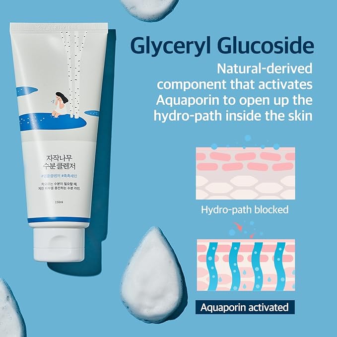 Round Lab Birch Juice Moisturizing Cleanser 150ml – Gentle Cleanser for Hydrated, Soft Skin - Korean Beauty KR