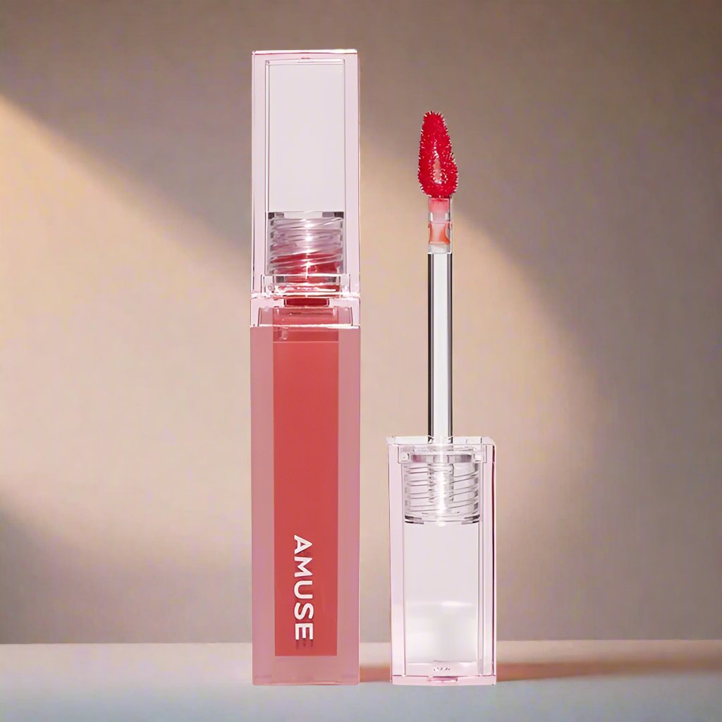 AMUSE Dew Tint – Hydrating Lip Tint for Fresh, Dewy Lips with Long - Lasting Color - Korean Beauty KR