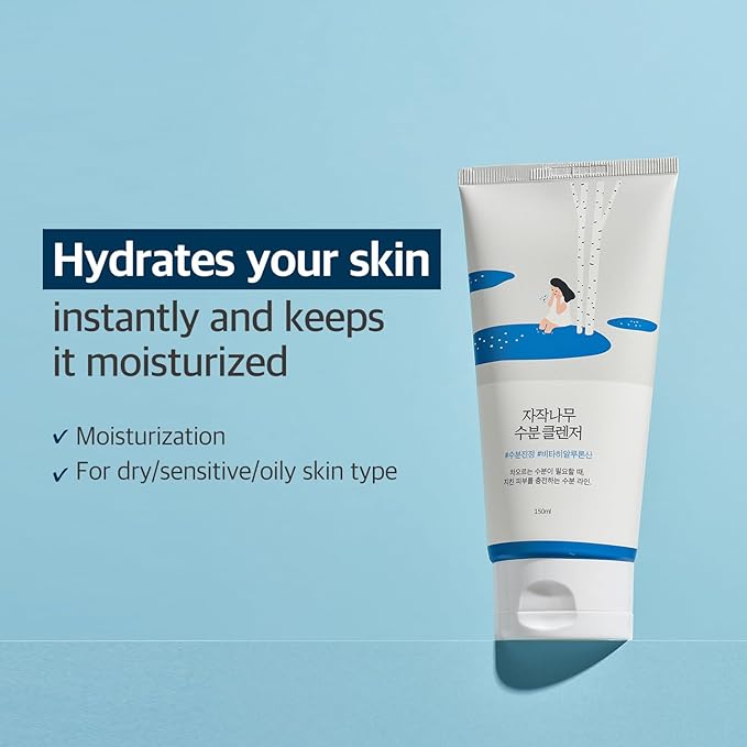 Round Lab Birch Juice Moisturizing Cleanser 150ml – Gentle Cleanser for Hydrated, Soft Skin - Korean Beauty KR