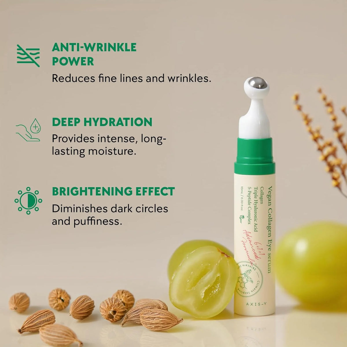 AXIS - Y VE Eye Serum 10ml – Brightening & Hydrating Eye Serum for Dark Circles - Korean Beauty KR