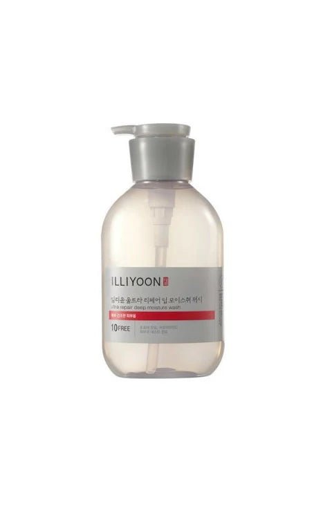ILLIYOON Ultra Repair Deep Moisture Wash 500ML – Hydrating & Nourishing Body Wash for Soft, Smooth Skin - Korean Beauty KR