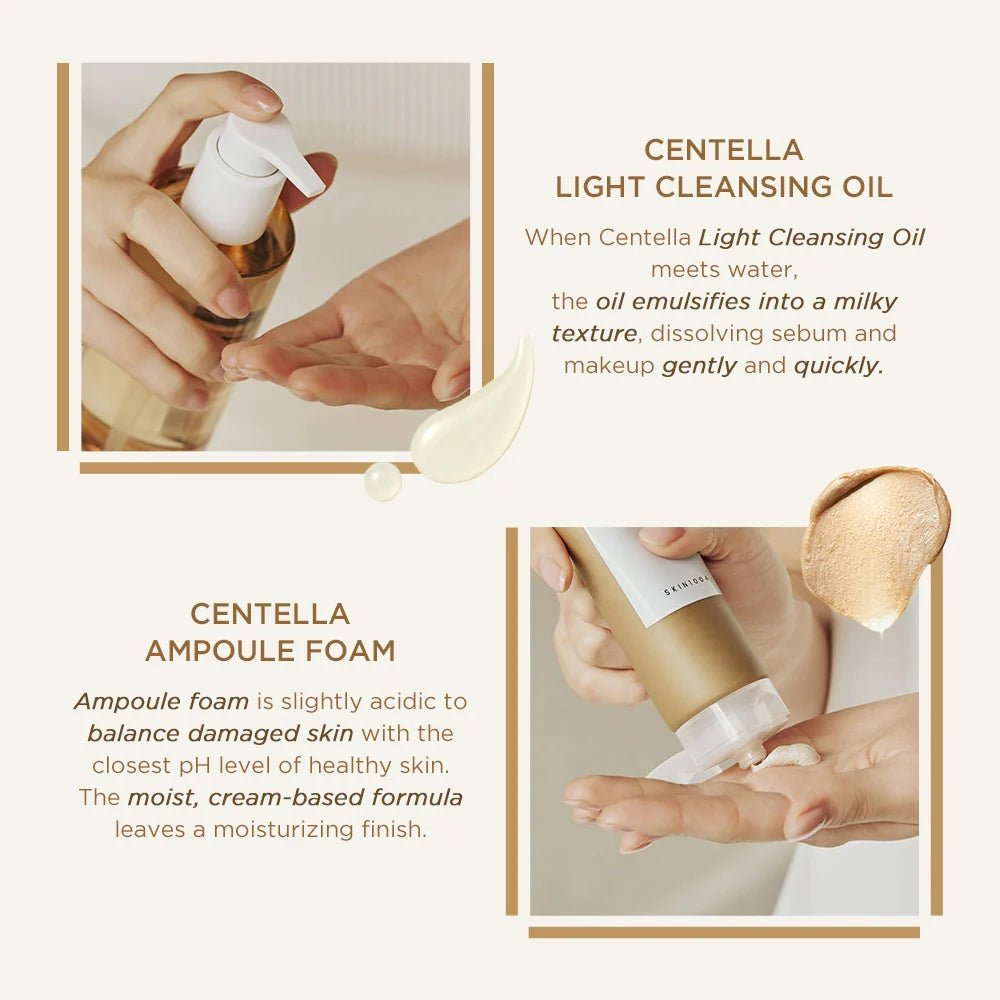 Skin1004 Madagascar Double Cleansing Duo – Gentle & Effective Cleansing Set for Clear, Refreshing Skin - Korean Beauty KR