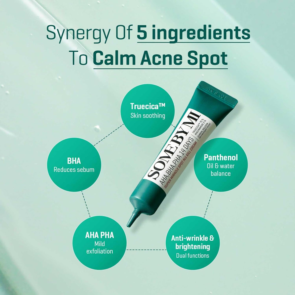 SOMEBYMI AHA.BHA.PHA 14DAYS Super Miracle Spot All Kill Cream – Targeted Acne Treatment Cream for Clear, Smooth Skin - Korean Beauty KR