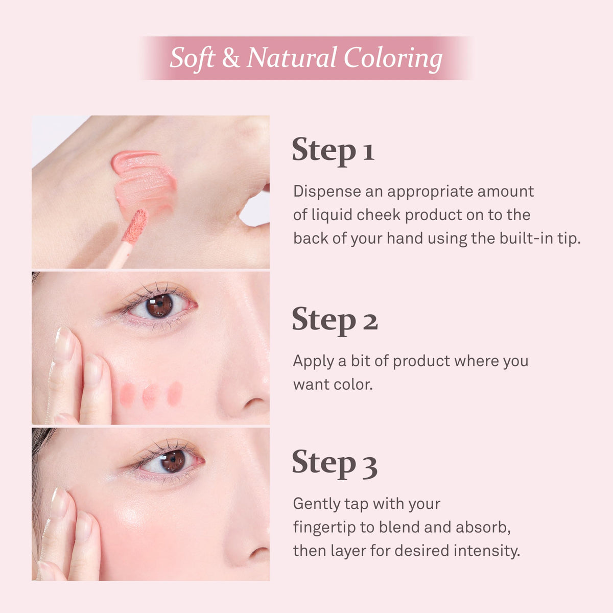 Hince Dewy Liquid Cheek 6ml – Long - Lasting, Natural Flush for Radiant, Glowing Cheeks - Korean Beauty KR