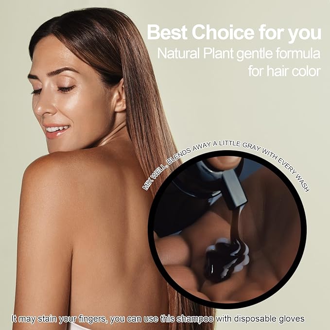 Cheongdam Style Forest Black Change Dying Shampoo – Hair Dye Shampoo for Natural, Darker Color and Healthy Shine - Korean Beauty KR