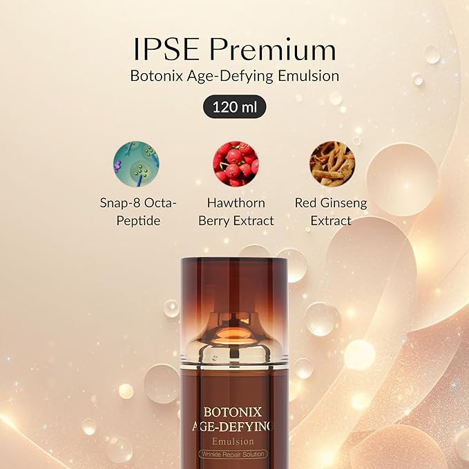 IPSE Premium Botonix Age - Defying Emulsion – Firming & Hydrating Emulsion for Smooth, Youthful Skin - Korean Beauty KR