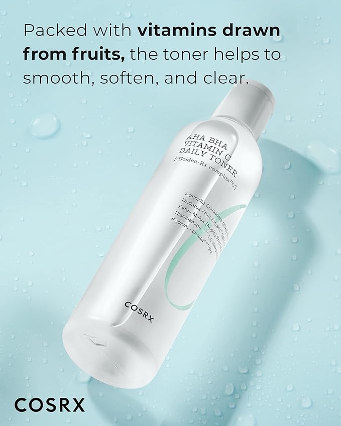 COSRX Refresh AHA BHA Vitamin C Daily Toner 150ml – Exfoliating & Brightening Toner for Smooth, Radiant Skin - Korean Beauty KR