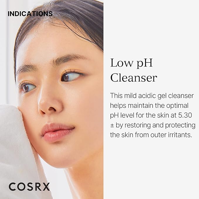 COSRX Low pH Good Morning Gel Cleanser 150ml – Gentle & Refreshing Gel Cleanser for Soft, Clean Skin - Korean Beauty KR