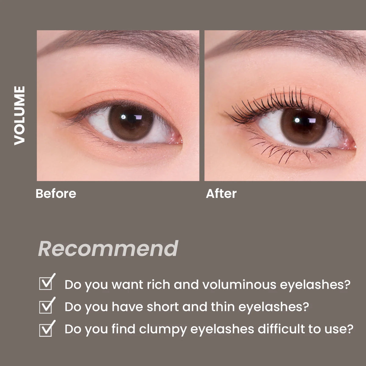 Heimish Dailism Smudge Stop Mascara Black Volume – Volumizing & Smudge - Proof Mascara for Bold, Defined Lashes - Korean Beauty KR