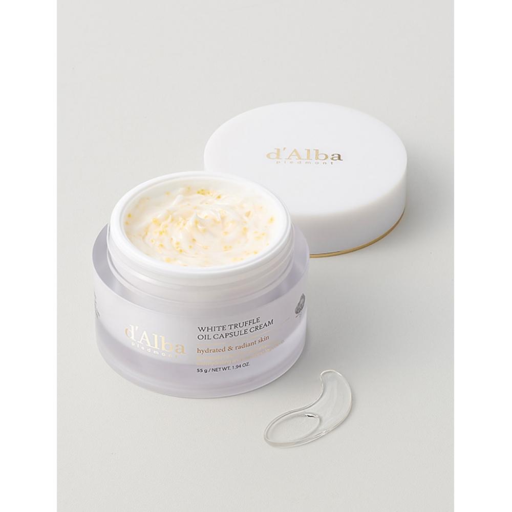 d'Alba White Truffle Oil Capsule Cream 55g – Nourishing & Anti - Aging Cream for Smooth, Radiant Skin - Korean Beauty KR