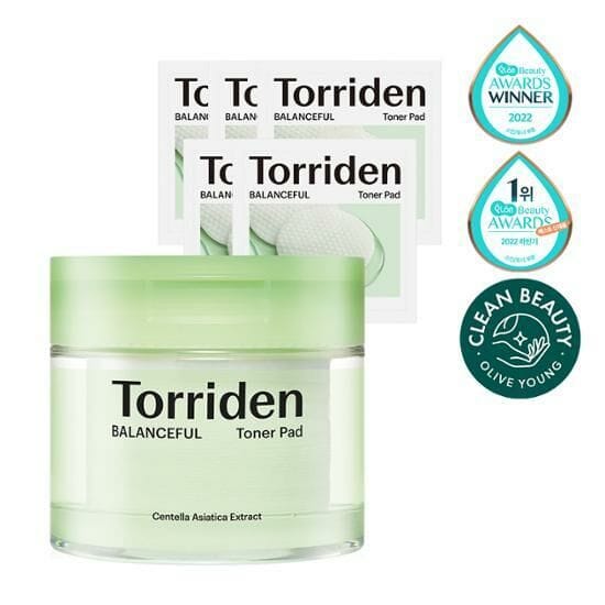 Torriden BALANCEFUL Toner Pad 180ml (60ea) – Hydrating & Balancing Toner Pads for Clear, Smooth Skin - Korean Beauty KR