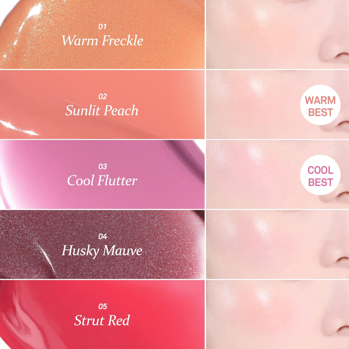 Hince Dewy Liquid Cheek 6ml – Long - Lasting, Natural Flush for Radiant, Glowing Cheeks - Korean Beauty KR