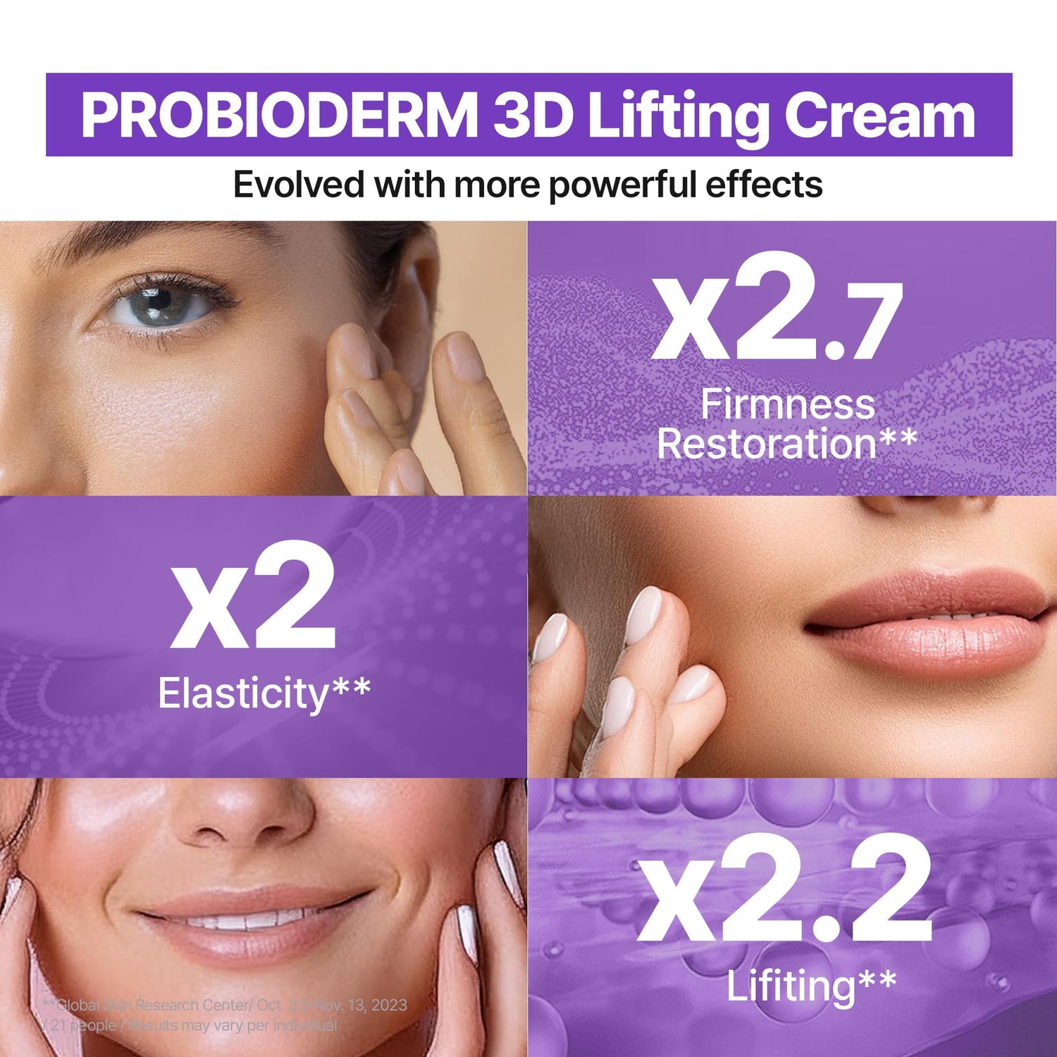 BIOHEAL BOH Probioderm 3D Lifting Cream 50ml – Firming & Anti - Aging Cream for Lifted, Youthful Skin - Korean Beauty KR