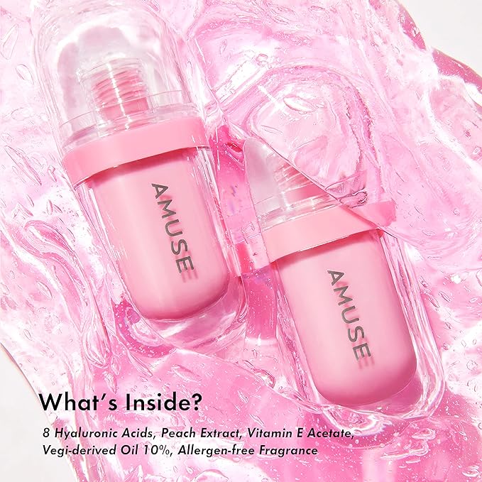 AMUSE Jel - Fit Tint – Long - Lasting, Hydrating Lip Tint for Smooth, Vibrant Lips - Korean Beauty KR