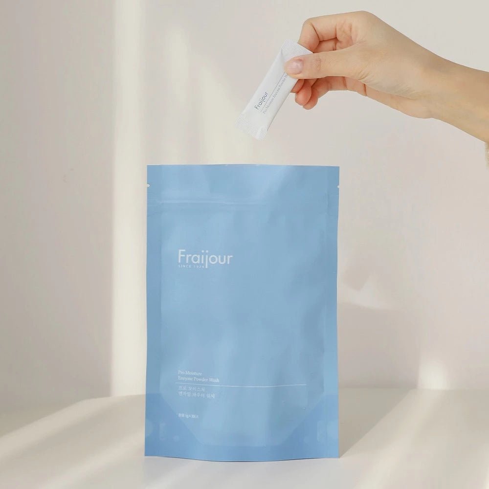 Fraijour Pro - Moisture Enzyme Powder Wash 1g*30ea – Gentle Exfoliating Powder Wash for Smooth, Hydrated Skin - Korean Beauty KR