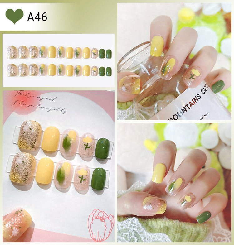 Delicate Press on Nails Glue on Kit for Women | Nail Glue & Tools Short Natural False Nails Kit with Nail Glue, Soft Nude Pink Simple Elegant Nails for Everyday Wear Tips CQ