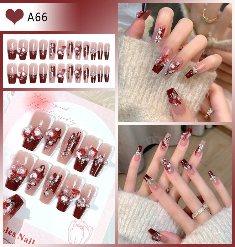 Delicate Press on Nails Glue on Kit for Women | Nail Glue & Tools Short Natural False Nails Kit with Nail Glue, Soft Nude Pink Simple Elegant Nails for Everyday Wear Tips CQ